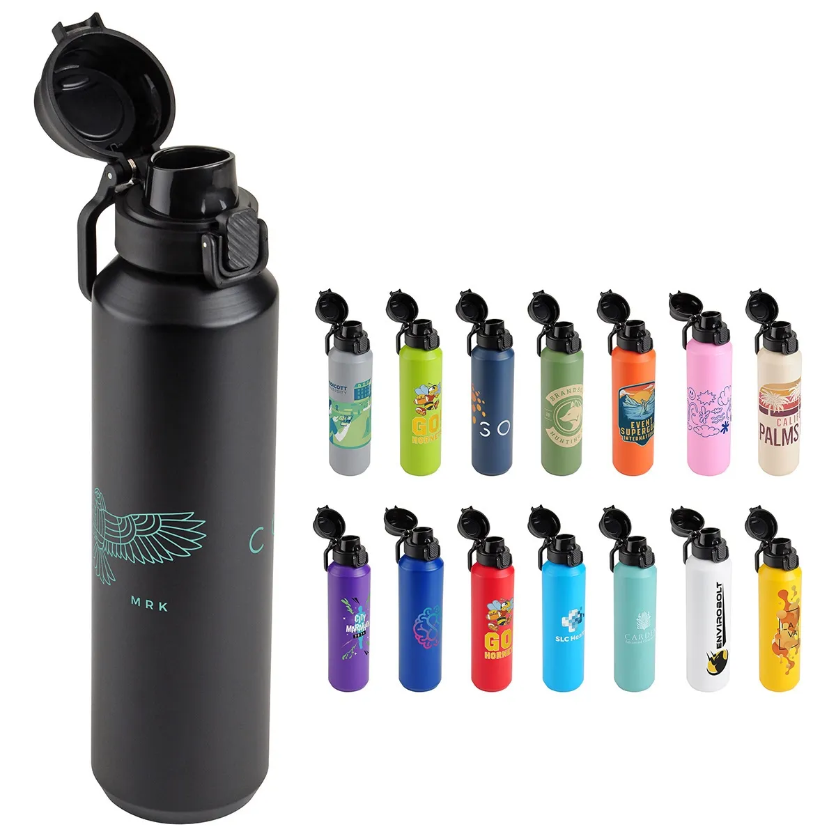 Bouteille d'eau en aluminium recyclé - AR207